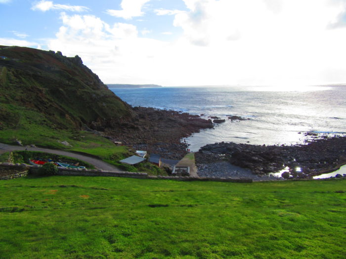 Cornwall sky clearing after rain