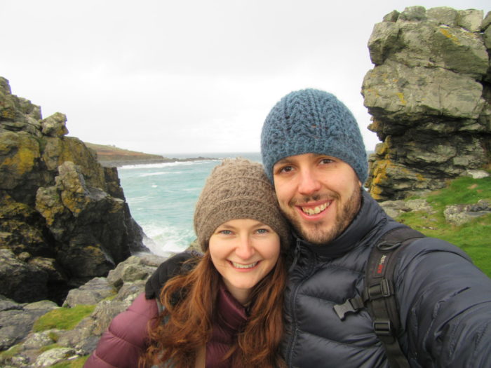 Maggie Turansky and Michael Rozenblit in Cornwall