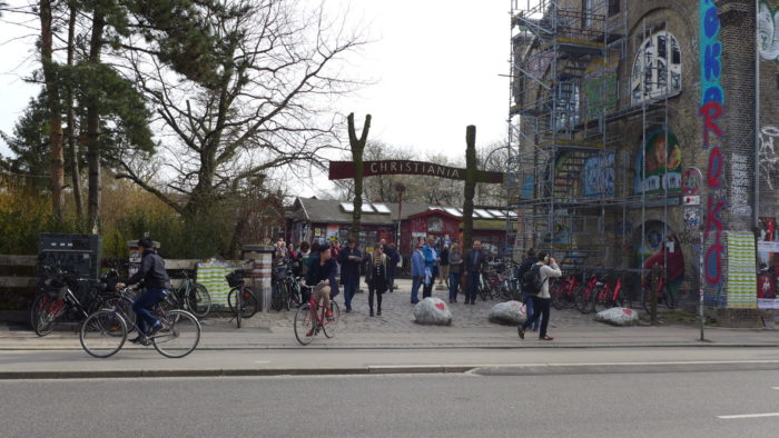 The entrance to Freetown Christiania