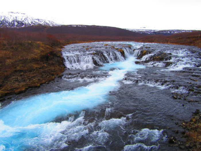 Bruarfoss Waterfall