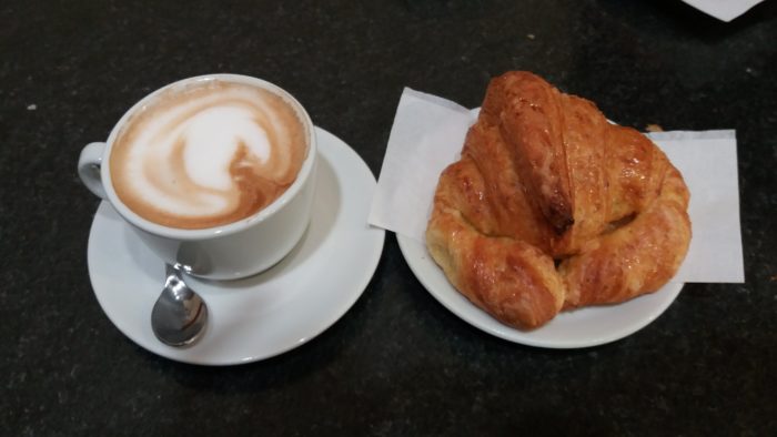 An Italian breakfast in Bologna