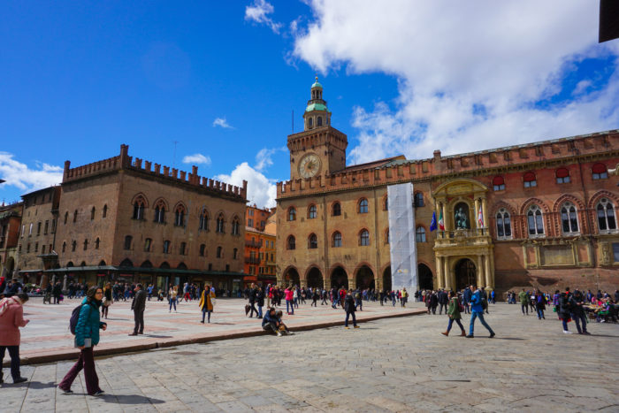 Piazza Maggiore is one of the best places to visit during one day in Bologna
