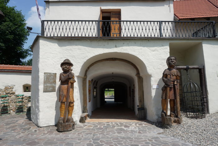 The entrance to the Silesian-Ostrava Castle