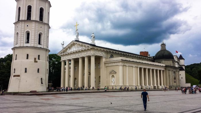 Cathedral Square in Vilnius
