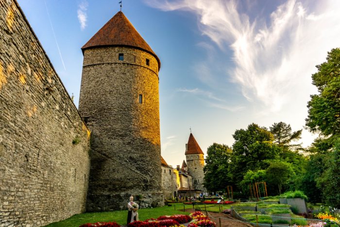 Old City Walls in Tallinn, Estonia