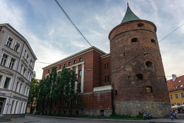 The Gunpowder Tower in Riga's Old Town