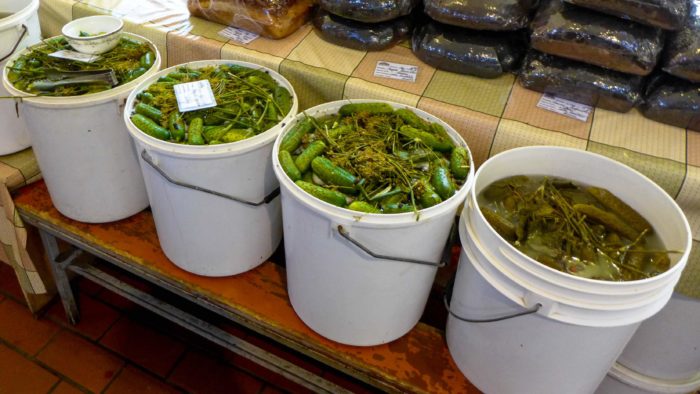 Massive pickle barrels in the Baltics