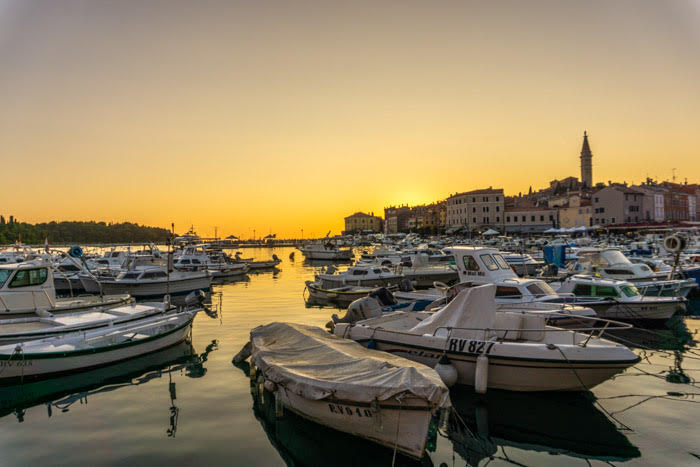 Rovinj at sunset