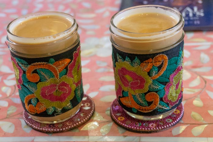 Warming chai in Sedona