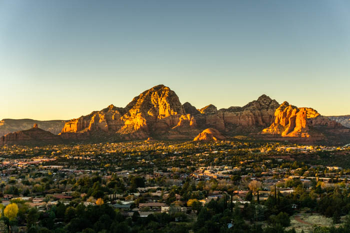Sunset from Airport Mesa Viewpoint