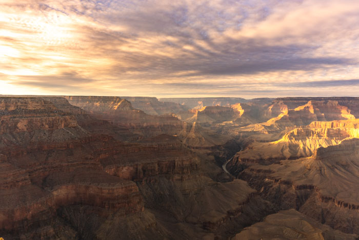 Sunset at the Grand Canyon