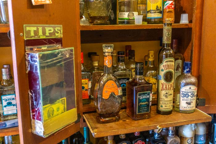 Tequila tasting at the Tequila Room in Ensenada