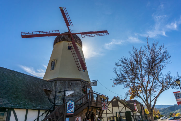 Danish Windmills in Solvang