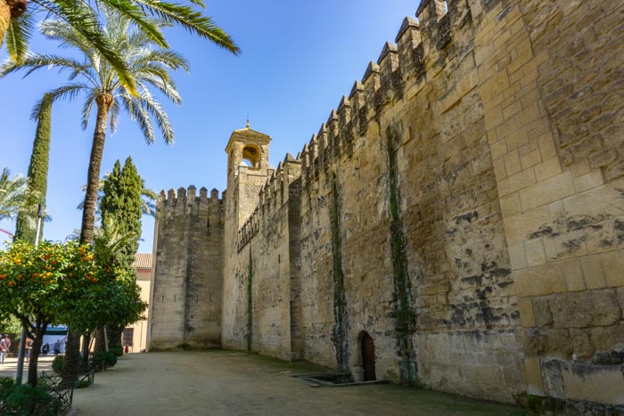 Alcázar walls in Córdoba