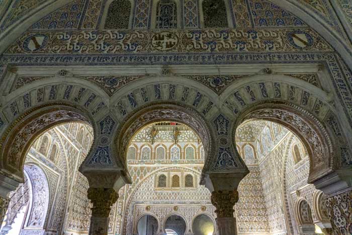 The gorgeous interior of Seville's Alcázar