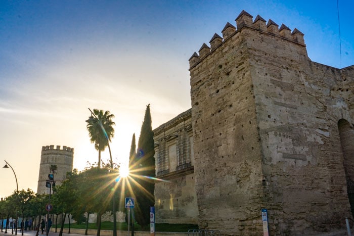The Alcázar at Sunset