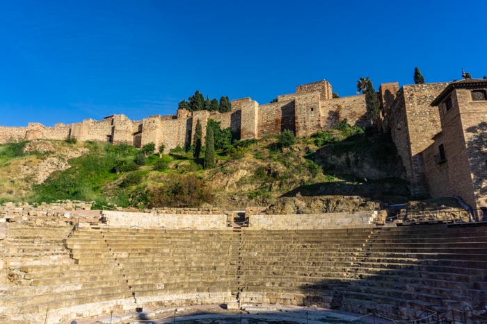 The Alcazaba and Roman Theatre in Málaga