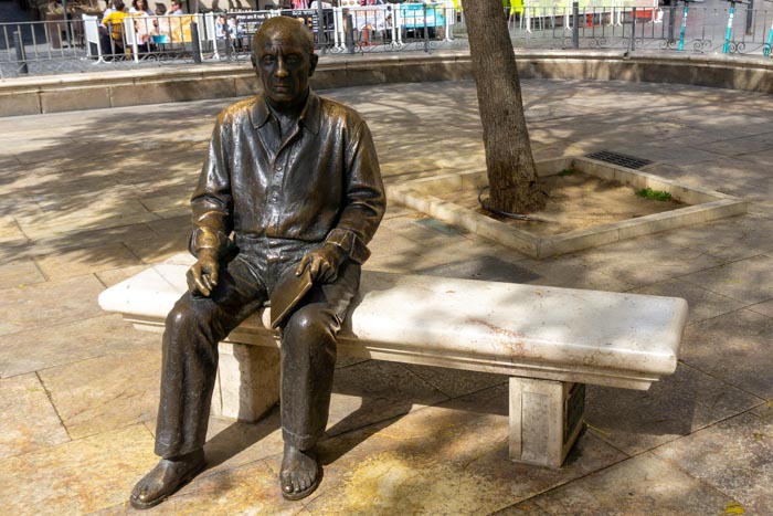 Pablo Picasso Statue in Málaga