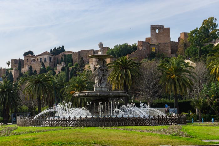 The view of the Alcazaba from below