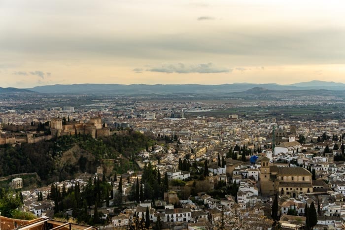 Views of Granada from above