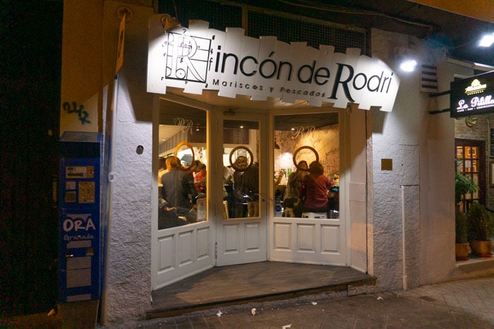 A busy bar on a Friday night in Granada