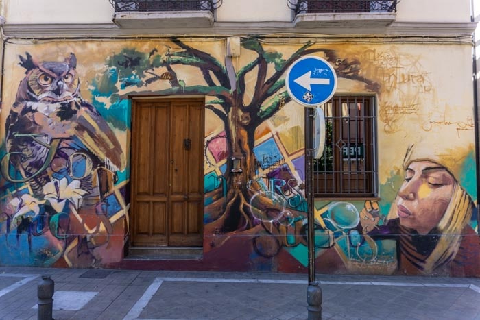 Street art in Granada