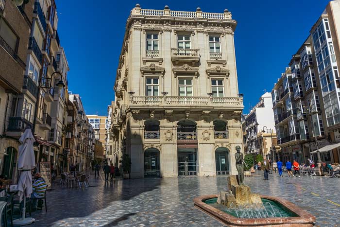 Calle Mayor in cartagena, spain