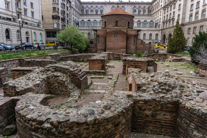 Church of St George Rotunda near Serdika Station