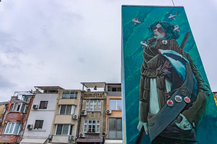 Plovdiv is home to a lot of beautiful street art