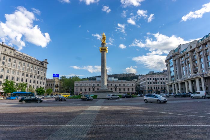 Liberty Square in Tbilisi