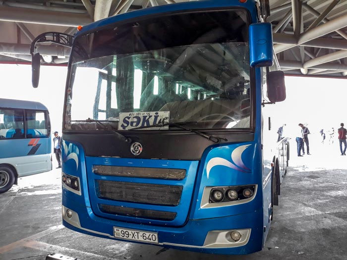 baku to sheki bus