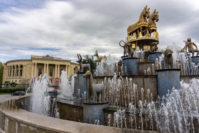The beautiful Colchis Fountain