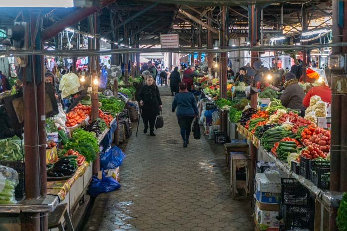 Kutaisi's bustling Green Bazaar