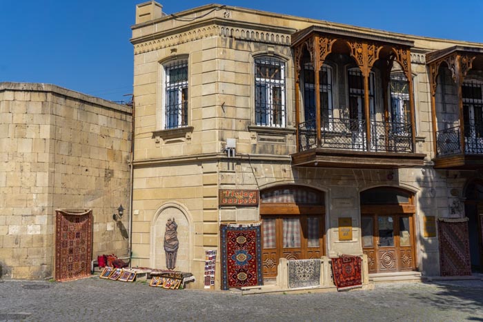 Carpets in Baku's Old City