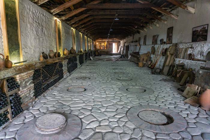 The cellar at Kindzmaurali Corporation