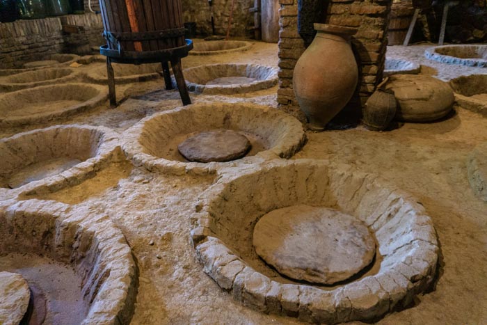 Qvevri cellars at Numisi Cellar Museum