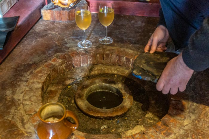 Wine straight from the qvevri