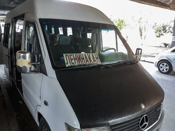 Marshrutka to Gyumri