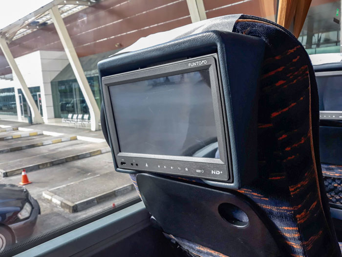 Back seats of Metro Georgia Bus