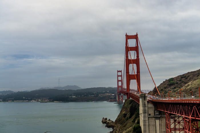 The beautiful Golden Gate Bridge in San Francisco