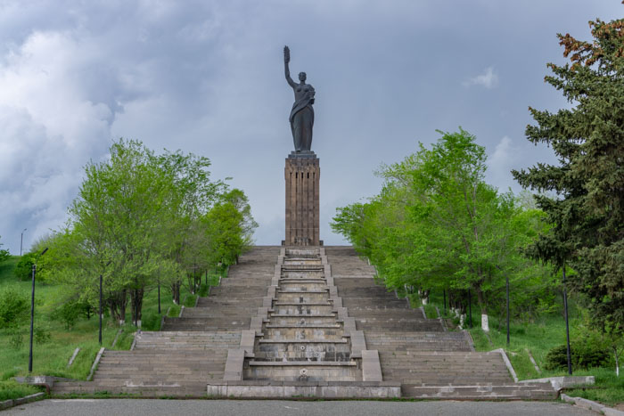 The Mother Armenia statue in Gyumri