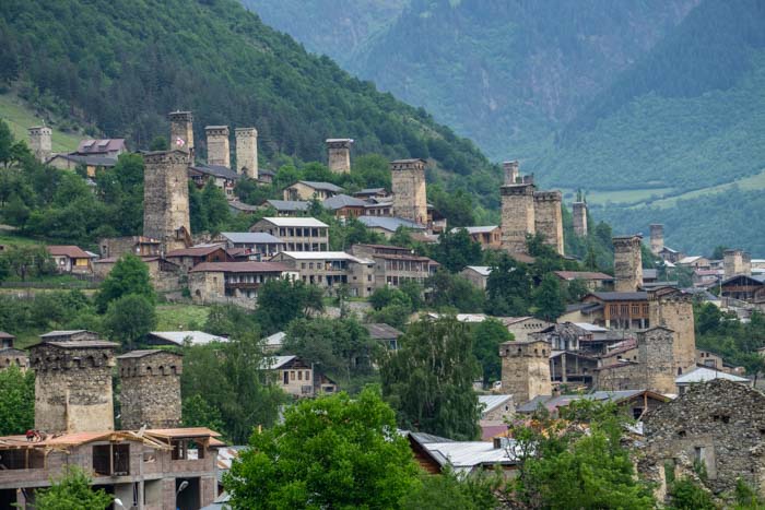 Svan Towers in Mestia