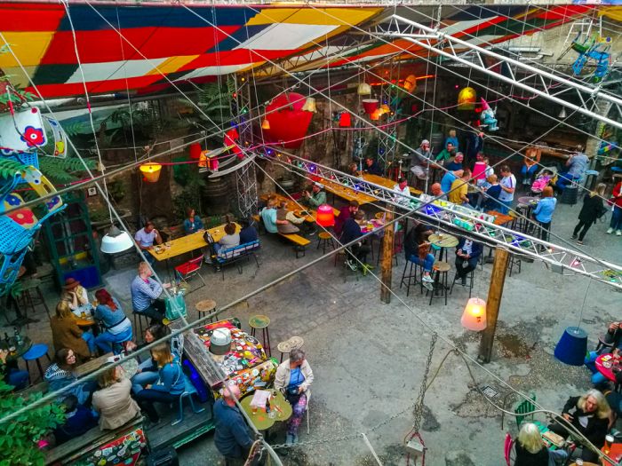 Ruin bars are a great reason to choose Pest over Buda!