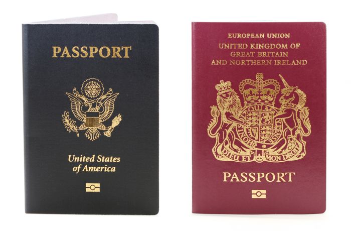 Travelling with two passports can be tricky!