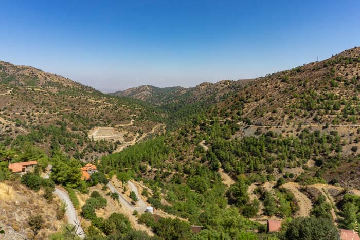 Views on the drive from Larnaca to Nicosia