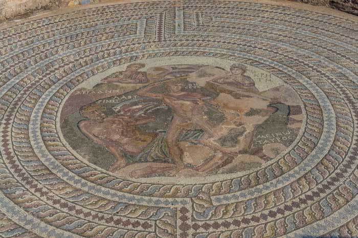 Mosaics in Kato Paphos Archaeological Park