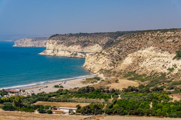 Beautiful scenery on the drive from Paphos to Larnaca