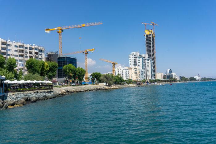 Limassol is more built up compared to Larnaca or Paphos