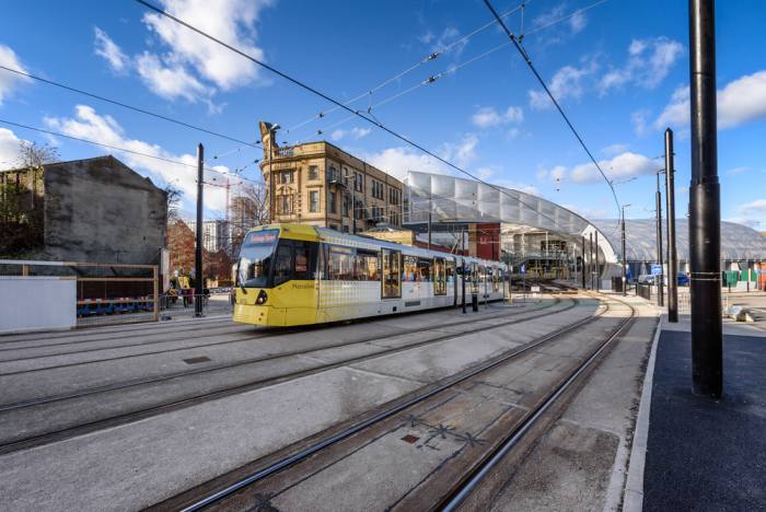 Tram in Manchester