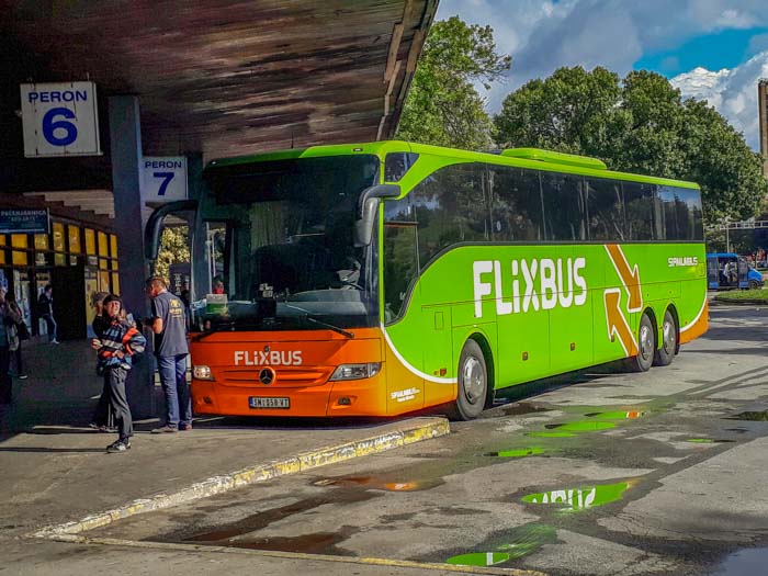 Taking FlixBus from Zagreb to Belgrade